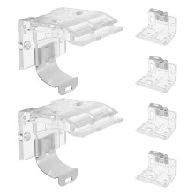 6 Pcs Rullgardinsfästen Sidmontering För Reparation Av Fönstergardiner