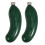 2St Rostfri Cucumber Hip Flask, Läckagesäker För Resa 10