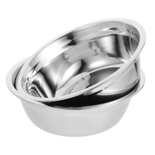 2St Hållbar Rostfri Stålskål För Deg, Matberedning Silver