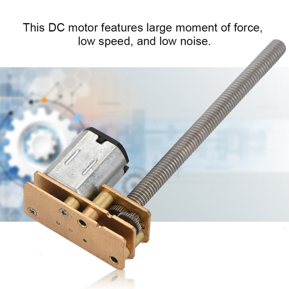 Compact Dc Gear Motor 1024Ga20 6V/12V N20 M4 Shaft 1000Rpm Heavy-Duty Design 4021363392980
