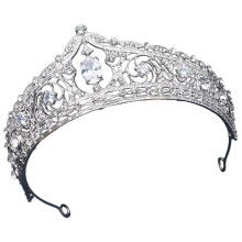 Flickors Tiara Brudens Kroon Bröllopsbrud Huvudprydnad