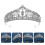 Flickors Tiara Brudens Kroon Bröllopsbrud Huvudprydnad 5