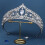Flickors Tiara Brudens Kroon Bröllopsbrud Huvudprydnad 8