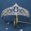 Flickors Tiara Brudens Kroon Bröllopsbrud Huvudprydnad 10