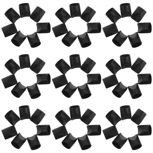 100Pcs Vikbar Stolstabilisator Slutsnurrar Antislir Plastproppar