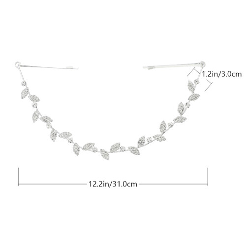 En Styck Kvinnligt Huvudband av Legering, Bröllopsaccessoar (Silver) 1