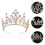 1 Styk Beautiful Bride Tiara Huvudprydnad Elegant Accessoar 8