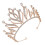 1 Styk Beautiful Bride Tiara Huvudprydnad Elegant Accessoar 7
