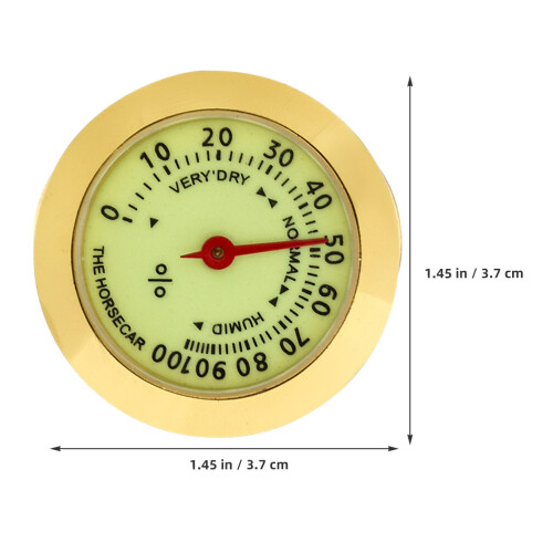 2St Små Cigarretthumidor Hygrometer Mekanisk Analog För Cigarrettskrin 1