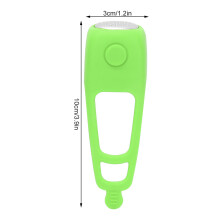 Grüne 3-Ton-Hupe 10x3 cm Batterie inklusive Fahrrad
