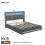 5ft King Upholstered Bed with Hydraulic Storage 2