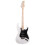 GST Stylish Electric Guitar Kit with Black Pickguard White 9