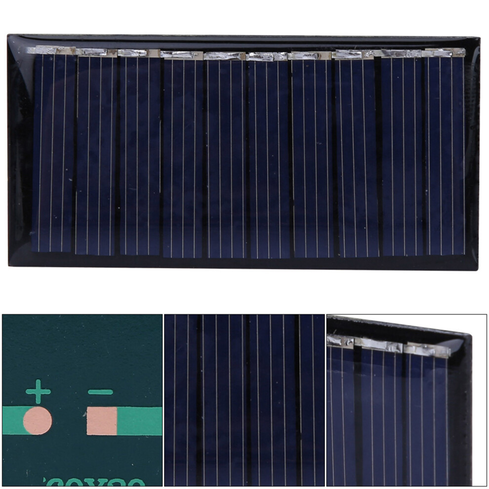 50Ma 5V Mini Solar Panel Charger Polycrystalline Silicon Outdoor Power Supply 6951363392155