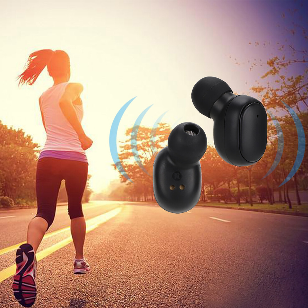 A6s Wireless Earbuds Bluetooth 5.3, 45Mah, 2.5H Play, Black 3581363394076