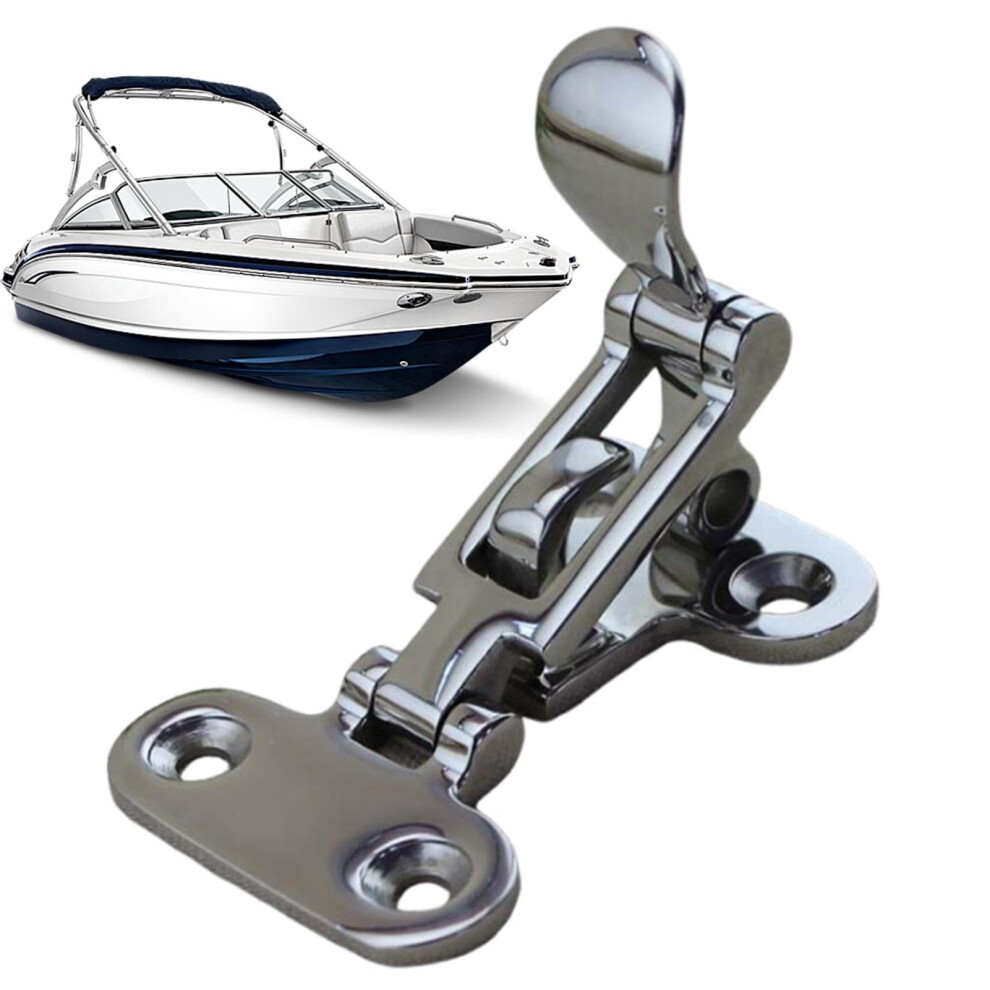 Anti Rattle Latch 316 Stainless Steel Marine Toggle Clamp, Hold Down Latch, Marine Hatch Locker Hardware 9105992306367