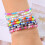 3St Handgjorda Flätade Armband Charms (Rosa) 10