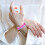 3St Handgjorda Flätade Armband Charms (Rosa) 6