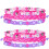 3St Handgjorda Flätade Armband Charms (Rosa) 3