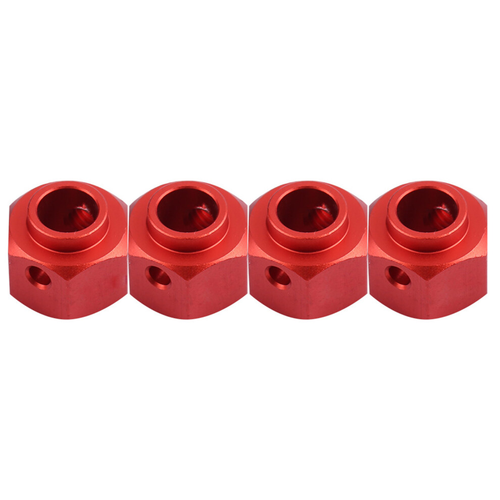 Rc Car Wheel Widening Adapter Set 9Mm For 1/10 Scale Traxxas D90 Red 3731363394341