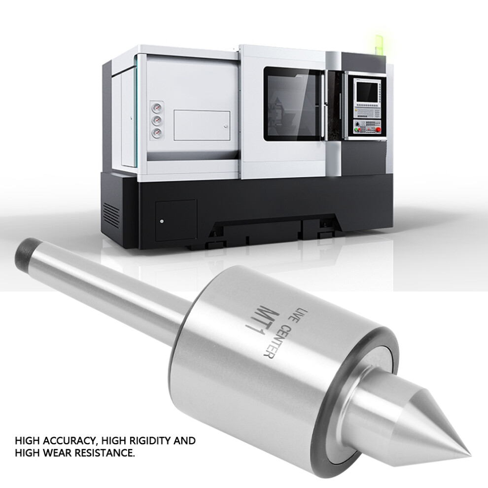 Mt1 High Accuracy Triple Bearing Live Center For Metal Lathe Turning 600Lbs 128Mm 8751363395709