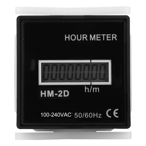 HM-2D Digital Electrical Counter 8-Digit LCD Time Meter 240V 1