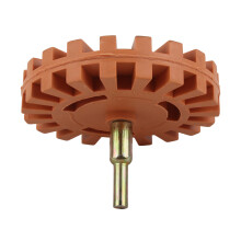 Gummi-Eraser-Rad 4" (100 mm) zur Entfernung von Autoaufklebern und als Schnellpolierwerkzeug
