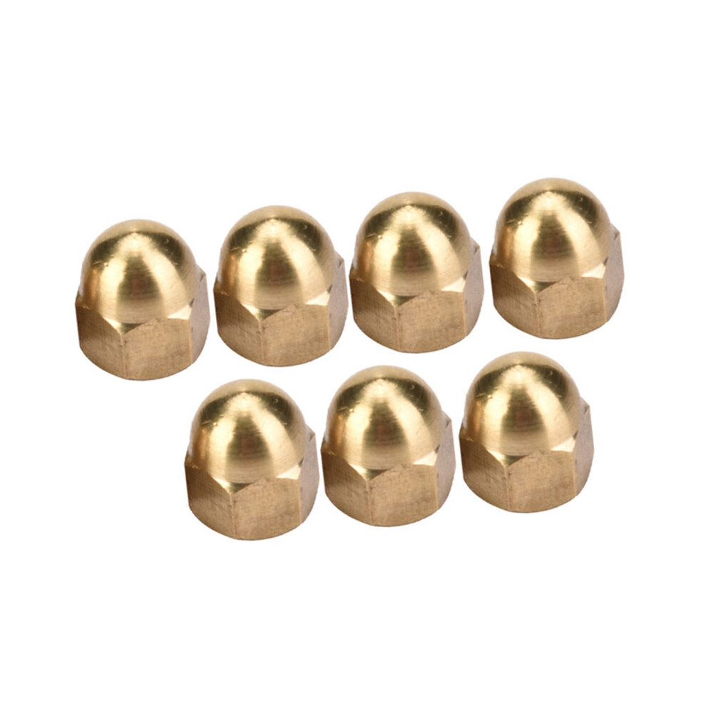 High Quality Brass M6 Acorn Nuts 20Pcs - Perfect For Vehicles & Machinery 7661363392343