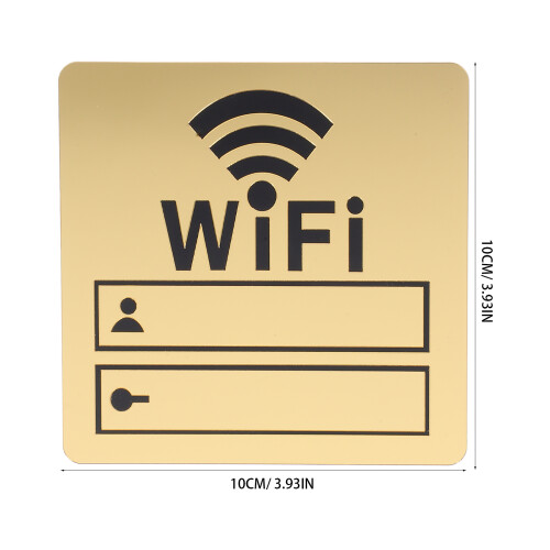 Wifi Lösenords Väggetikett För Hem Företag 1