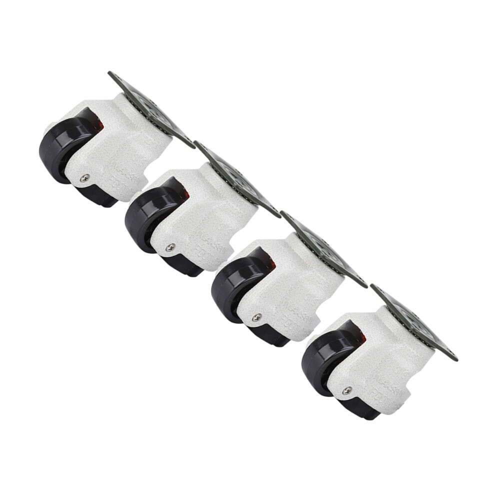 4Pcs 1.5" Retractable Swivel Caster 220Lbs Capacity For Industrial & Medical Equipment 8311363395842