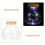 Glass Terrarium Korklock För Hydroponisk Förökning 10