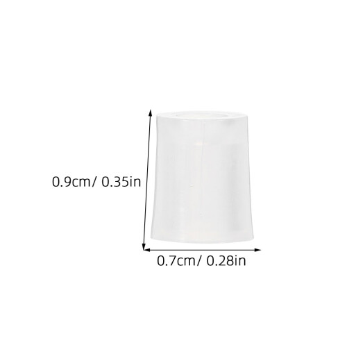 60Pcs Påfyllbar Parfymdoseringadapter Transparent Plast Sprayflaska 2