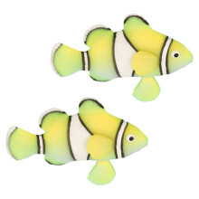 2St -Klownfisk Svävande Akvariumsdekoration