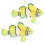 2St -Klownfisk Svävande Akvariumsdekoration 1