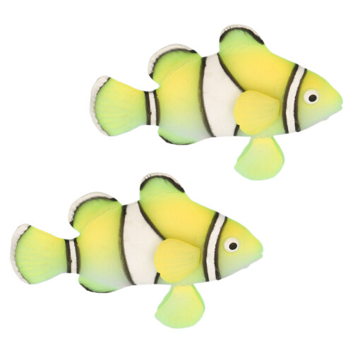 2St -Klownfisk Svävande Akvariumsdekoration