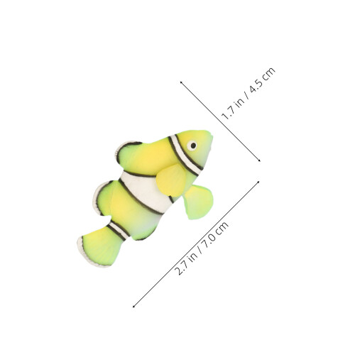 2St -Klownfisk Svävande Akvariumsdekoration 2