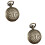 2St Vintaget Retro Kvarts Fälllocksklocka 8