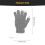 USB Heated Screen Winter Gloves Grey Unisex Warmer 2
