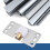 2 Stück 75*38mm Edelstahl Türrollen Silber 1