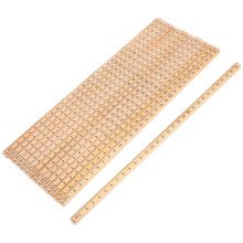 15Pcs Trälinjal 30Cm Ensidig Mätverktyg Ideal För Hem