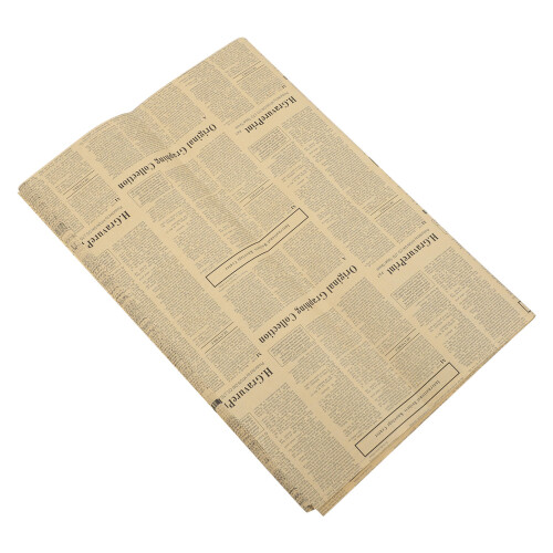 40 Pcs Blomlindpapper Engelska Dagstidningar Blomlindar Presentpapper