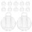 12Pcs Round Mini Suitcase Candy Boxes Lightweight Ps Gift Containers 9
