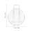 12Pcs Round Mini Suitcase Candy Boxes Lightweight Ps Gift Containers 2
