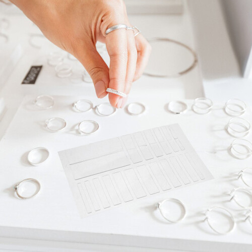 8Pcs Ringstorleksjusterare Kit Avståndshållare Ringvakt 2