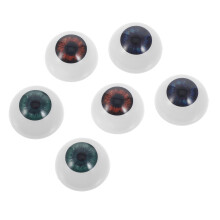 3 Par Halloweens : 22 Mm Acrylögon För Skräckrekvisita