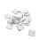 30St Aluminiumögonskuggspanner DIY Sminklåda Silver 7