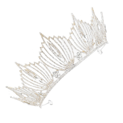 Elegant Barock Kroon Med För Bröllop (Silver)