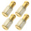 4St Aromaterapiflaskor Guld Mini Omfyllningsbar Parfym 11