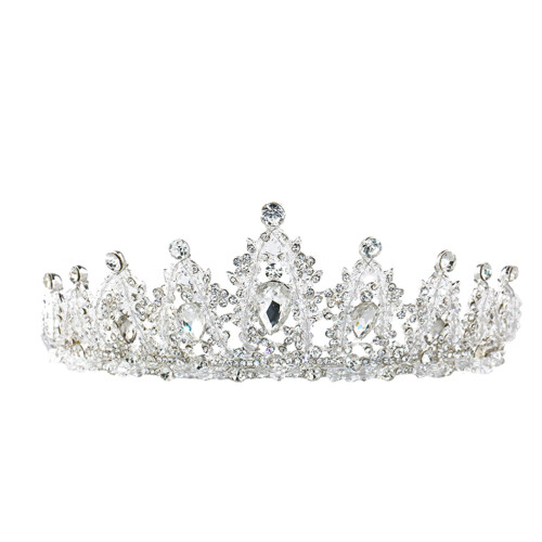 Krönemarkör Hårband Huvudprydnad (Silver Hg101)