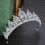 Krönemarkör Hårband Huvudprydnad (Silver Hg101) 9