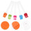 5St Silicone Pensel Transparent Handtag 11